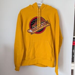 NHL Mustard Yellow Canucks Hoodie